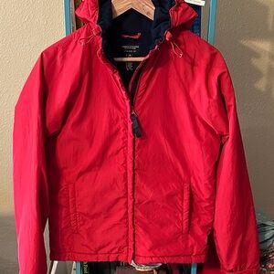 American Eagle Outfitters Red Windbreaker  Jacket
